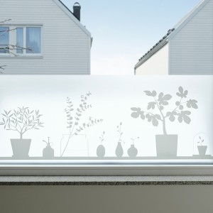 Fenster Sichtschutzfolie Dekor Stilleben 120 cm