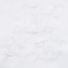 Kissenhülle / Kissenbezug 45x45 cm „Monogramm“ weiß Baumwolle