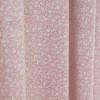 Gardinenschal / Vorhangschal „Smilla“ rosa mit weißen Blüten 2er-Set