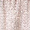 Querbehang / Bistrogardine 250 x 50 cm „Medaillon“ weiß blassrot