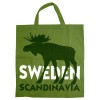 Einkaufsbeutel Elch Scandinavia grün aus Baumwolle