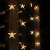 LED-Sternengardine 90x200cm bestehend aus 50 Sternen