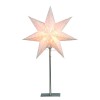 Schwedische Standleuchte „Sensy Star Mini“ creme 55 cm 