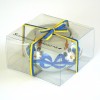In Geschenktverpackung: Teelichthalter „Nya Sverige“ handbemalt