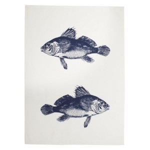 Geschirrtuch „Blaue Fische“ 